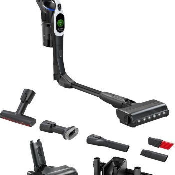 Bosch Unlimited 10 Επαναφορτιζόμενη Σκούπα 2 σε 1 Stick & Χειρός 18V Λευκή
