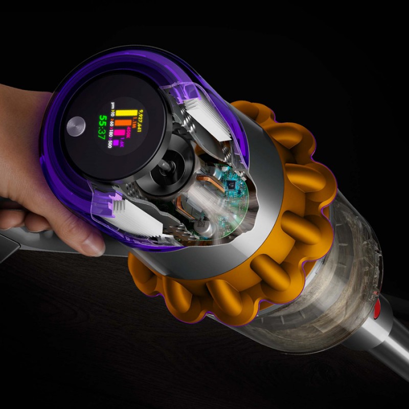 Dyson V15 Detect Absolute Επαναφορτιζόμενη Σκούπα 2 σε 1 Stick & Χειρός 25.2V Χρυσή