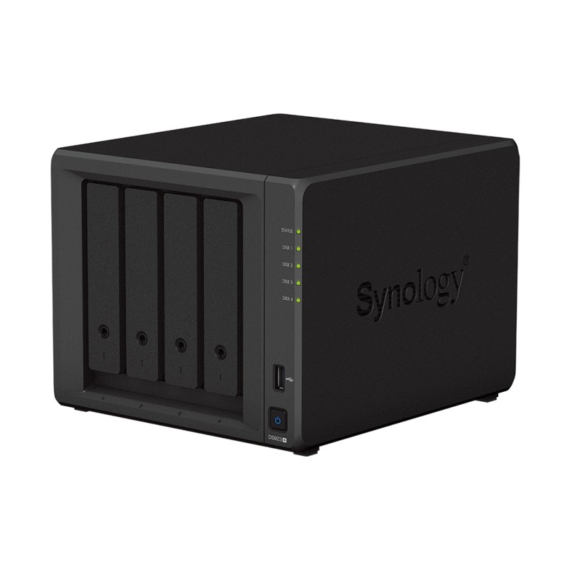 Synology DiskStation DS923+ NAS Tower με 4 θέσεις για HDD/M.2/SSD και 2 θύρες Ethernet