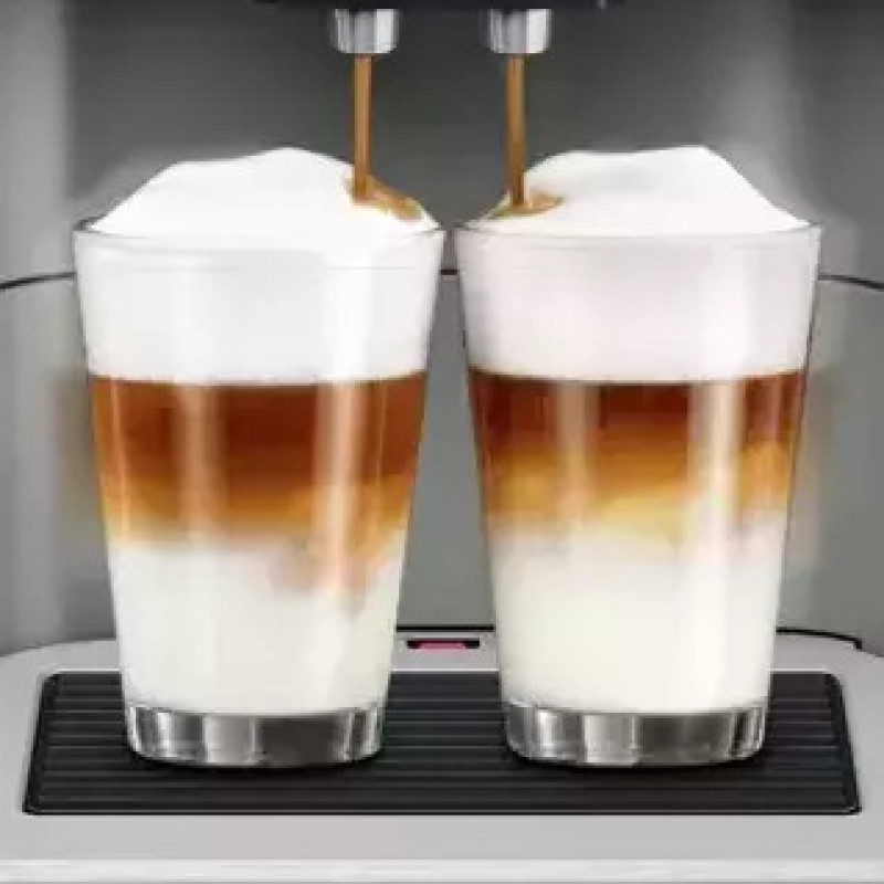 Siemens Αυτόματη Μηχανή Espresso 1500W Πίεσης 19bar για Cappuccino με Μύλο Άλεσης Μαύρη TE655203RW