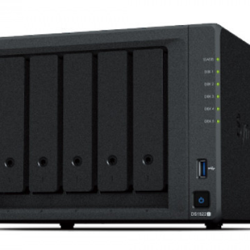 Synology DiskStation DS1522+ NAS Tower με 5 θέσεις για HDD/M.2/SSD και 4 θύρες Ethernet