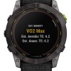 Garmin Enduro 2 Solar Titanium 51mm Αδιάβροχο Smartwatch με Παλμογράφο (Grey DLC Titanium with UltraFit Nylon Strap)