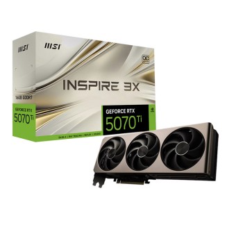 MSI GeForce RTX 5070 Ti 16GB GDDR7 Inspire 3X OC Κάρτα Γραφικών V531-245R