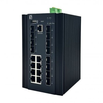 Level One IGU-2072 Managed L2 Switch με 8 Θύρες Gigabit (1Gbps) Ethernet και 12 SFP Θύρες