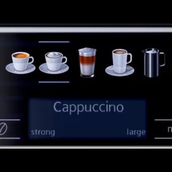 Siemens Eq.6 Αυτόματη Μηχανή Espresso 1500W Πίεσης 19bar για Cappuccino με Μύλο Άλεσης Μαύρη
