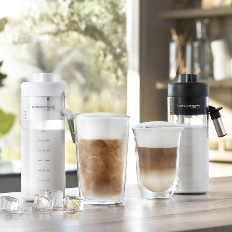 De'Longhi Eletta Explore Αυτόματη Μηχανή Espresso 1450W Πίεσης 19bar για Cappuccino με Μύλο Άλεσης Ασημί