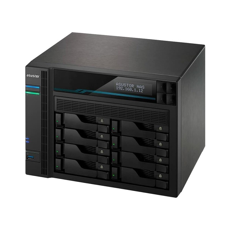 Asustor Lockerstor 10 (AS6510T) NAS Tower με 10 θέσεις για HDD/M.2/SSD και 2 θύρες Ethernet