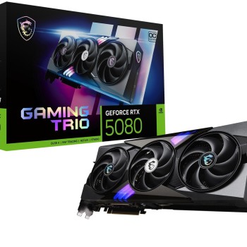 MSI GeForce RTX 5080 16GB GDDR7 Gaming Trio OC Κάρτα Γραφικών