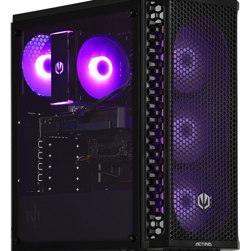 Actina 5901443404859 Gaming Desktop PC (Ryzen 7-8700F/32GB DDR5/1TB SSD/Radeon RX 7800 XT/No OS)