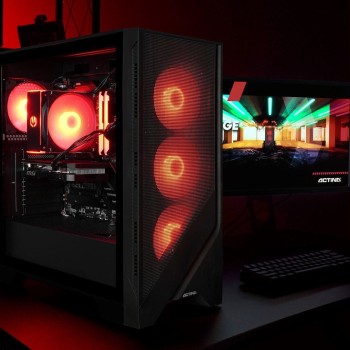 Actina Gaming Desktop PC (Ryzen 5-7500F/32GB DDR5/1TB SSD/Radeon RX 7700 XT/No OS)