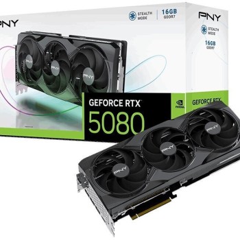 PNY GeForce RTX 5080 16GB GDDR7 Triple Fan Κάρτα Γραφικών