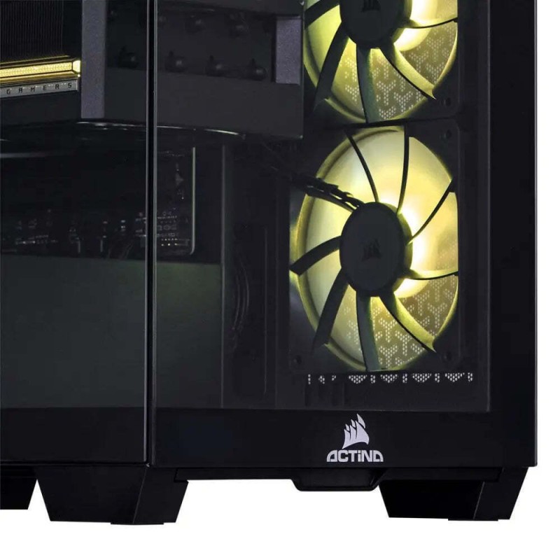 Actina 5901443412229 Gaming Desktop PC (Ryzen 7-9800X3D/64GB DDR5/2TB SSD/GeForce RTX 5090/No OS)
