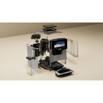 Siemens Eq.900 Plus Αυτόματη Μηχανή Espresso 1500W Πίεσης 19bar για Cappuccino με Μύλο και Wi-Fi Ασημί