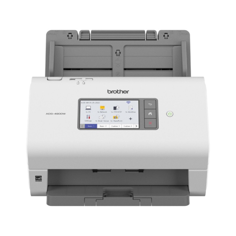 Brother ADS-4900W Sheetfed (Τροφοδότη χαρτιού) Scanner A4 με WiFi