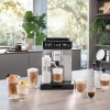 De'Longhi Eletta Explore Αυτόματη Μηχανή Espresso 1450W Πίεσης 19bar για Cappuccino με Μύλο Άλεσης Ασημί