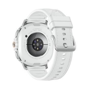 Samsung Galaxy Watch8 Classic Stainless Steel 46mm Αδιάβροχο με Παλμογράφο (Λευκό)