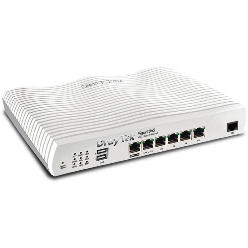 Draytek Vigor 2865 (Annex B) VDSL2 4G Mobile Router με 5 Θύρες Gigabit Ethernet