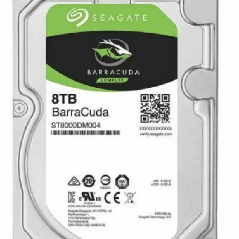 Seagate Barracuda 8TB HDD Σκληρός Δίσκος 3.5