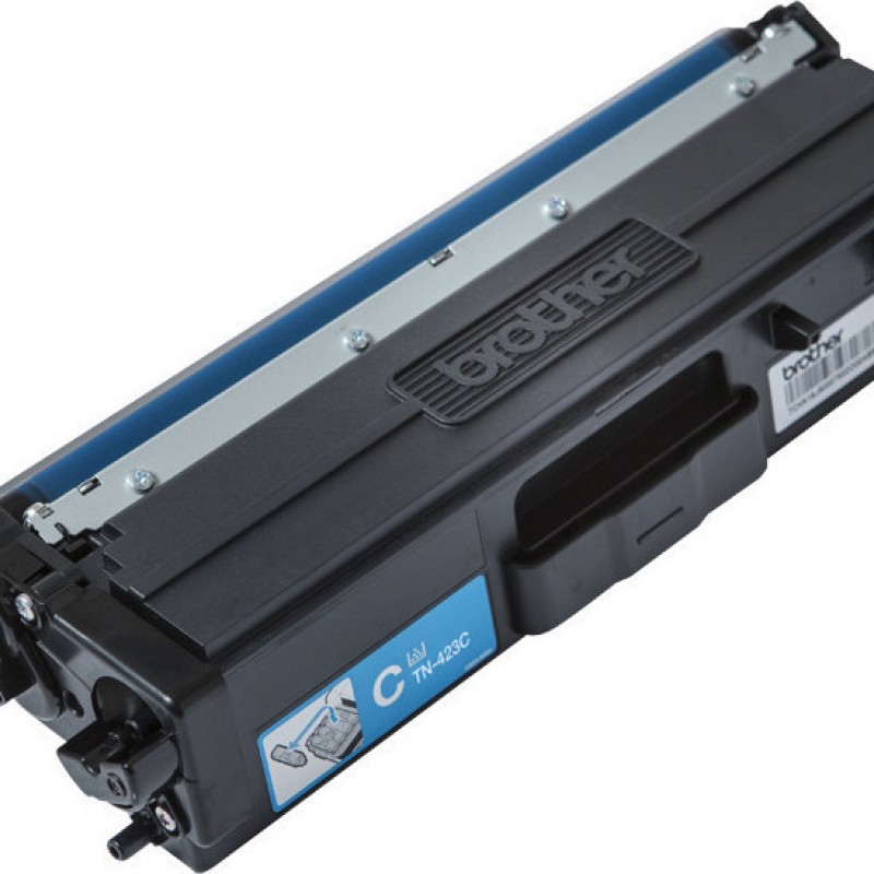 Brother TN-423C Γνήσιο Toner Laser Εκτυπωτή Κυανό High Yield 4000 Σελίδων (TN-423C)