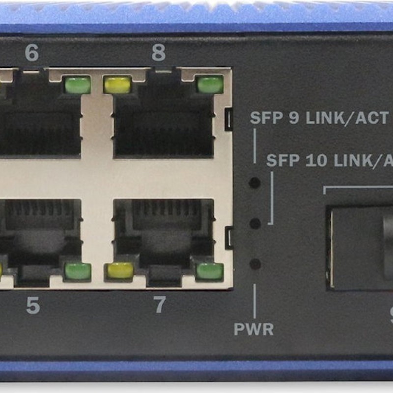 Digitus DN-651150 Unmanaged L2 Switch με 8 Θύρες Gigabit (1Gbps) Ethernet και 2 SFP Θύρες