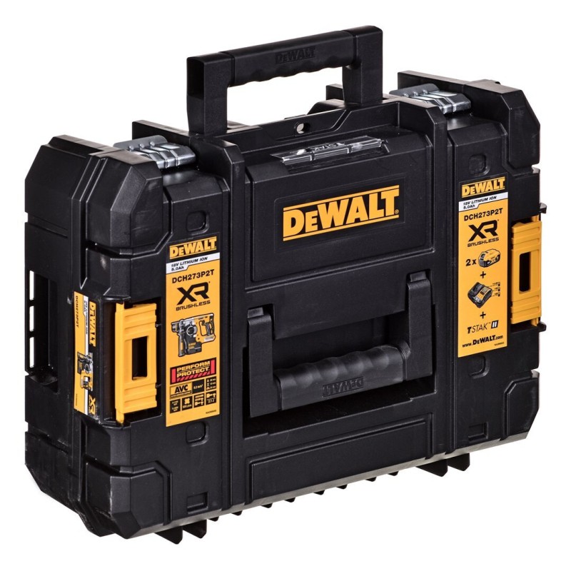 Dewalt Κρουστικό Σκαπτικό Πιστολέτο Μπαταρίας Brushless 18V 2x5Ah με Υποδοχή SDS Plus DCH273P2T