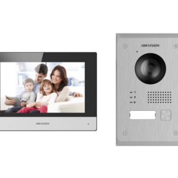 Hikvision Σετ Θυροτηλεόρασης Μαύρο