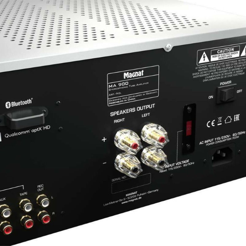 Magnat MA 900 Υβριδικός Ολοκληρωμένος Ενισχυτής Hi-Fi Stereo 200W/4Ω 149515 Μαύρος