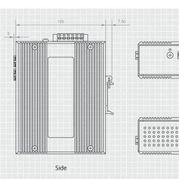 Level One IES-0610 Unmanaged L2 Switch με 6 Θύρες Gigabit (1Gbps) Ethernet και 1 SFP Θύρα
