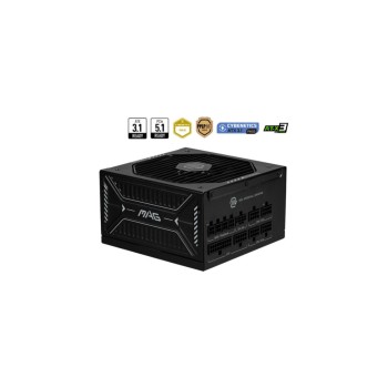 MSI MAG A850GLS PCIE5 850W Μαύρο Τροφοδοτικό Υπολογιστή Full Modular 80 Plus Gold