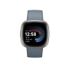 Fitbit Versa 4 Aluminium 41mm Αδιάβροχο Smartwatch με Παλμογράφο (Blue/Platinum)