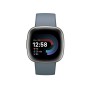 Fitbit Versa 4 Aluminium 41mm Αδιάβροχο Smartwatch με Παλμογράφο (Blue/Platinum)