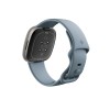 Fitbit Versa 4 Aluminium 41mm Αδιάβροχο Smartwatch με Παλμογράφο (Blue/Platinum)