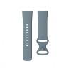 Fitbit Versa 4 Aluminium 41mm Αδιάβροχο Smartwatch με Παλμογράφο (Blue/Platinum)