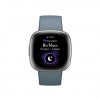 Fitbit Versa 4 Aluminium 41mm Αδιάβροχο Smartwatch με Παλμογράφο (Blue/Platinum)