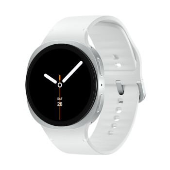 Samsung Galaxy Watch8 Aluminium 44mm Αδιάβροχο με Παλμογράφο (Ασημί)