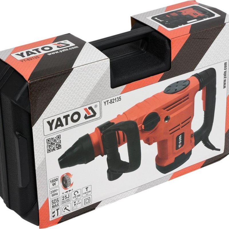 Yato YT-82135 Κρουστικό Σκαπτικό Πιστολέτο Ρεύματος 1600W με Υποδοχή SDS Max YT-82135
