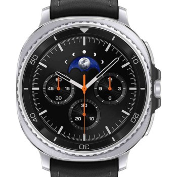 Samsung Galaxy Watch8 Classic LTE Stainless Steel 46mm Αδιάβροχο με eSIM και Παλμογράφο (Μαύρο)