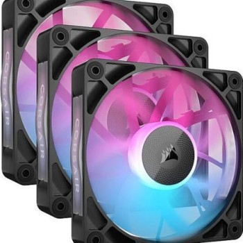 Corsair ICUE LINK RX120 MAX Case Fan με RGB Φωτισμό και Σύνδεση 4-Pin PWM 3τμχ