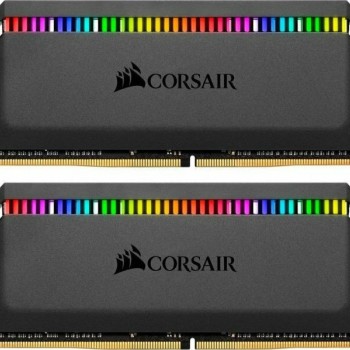 Corsair Dominator Platinum RGB DDR4 32GB RAM με 2x16GB Modules και Ταχύτητα 3600 για Desktop CMT32GX4M2Z3600C18