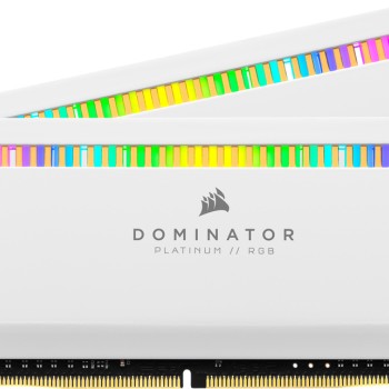 Corsair Dominator Platinum RGB DDR4 16GB RAM με 2x8GB Modules και Ταχύτητα 3200 για Desktop CMT16GX4M2C3200C16W