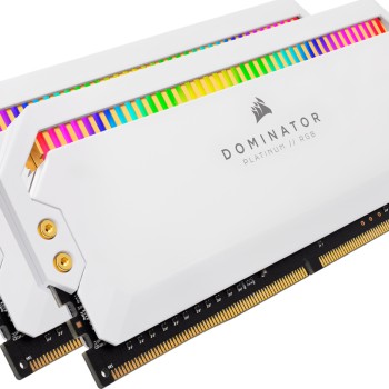 Corsair Dominator Platinum RGB DDR4 16GB RAM με 2x8GB Modules και Ταχύτητα 3600 για Desktop CMT16GX4M2C3600C18W