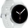 Samsung Galaxy Watch8 LTE Aluminium 44mm Αδιάβροχο με eSIM και Παλμογράφο (Ασημί)
