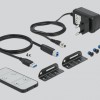 DeLock KVM Switch 4K 60 Hz with USB 3.0 and Audio