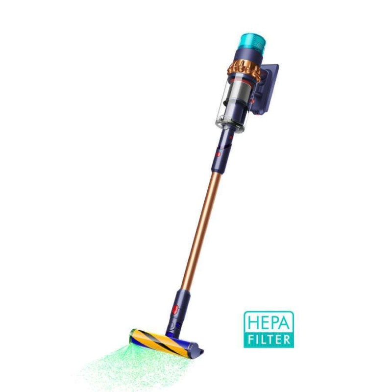Dyson Gen5 Detect Absolute Επαναφορτιζόμενη Σκούπα 2 σε 1 Stick & Χειρός 36V Κίτρινη