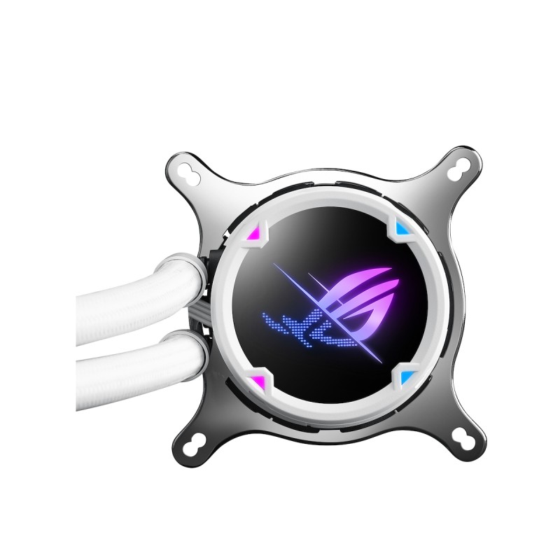 Asus ROG STRIX LC II 240 ARGB Υδρόψυξη Επεξεργαστή Διπλού Ανεμιστήρα 120mm για Socket AM4/1700/1200/115x Λευκή