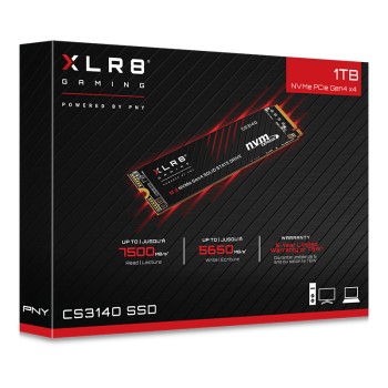 PNY XLR8 CS3140 SSD 4TB M.2 NVMe PCI Express 4.0 M280CS3140-4TB-RB