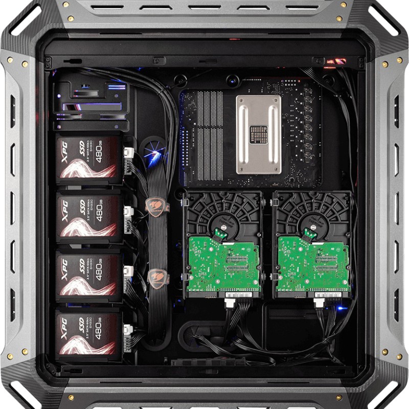 Cougar Panzer MAX-G Gaming Full Tower Κουτί Υπολογιστή με Πλαϊνό Παράθυρο Μαύρο