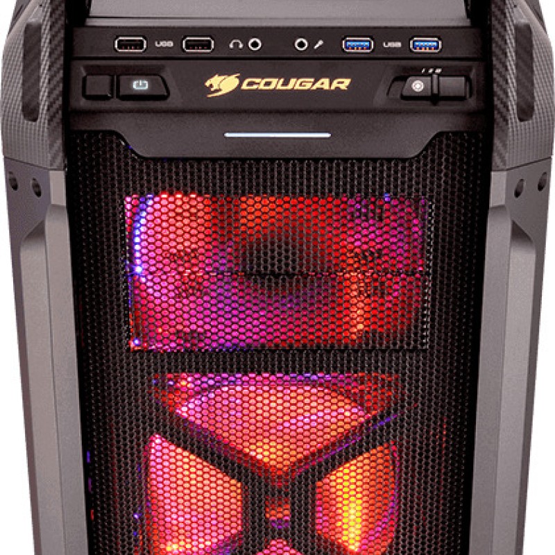Cougar Panzer MAX-G Gaming Full Tower Κουτί Υπολογιστή με Πλαϊνό Παράθυρο Μαύρο