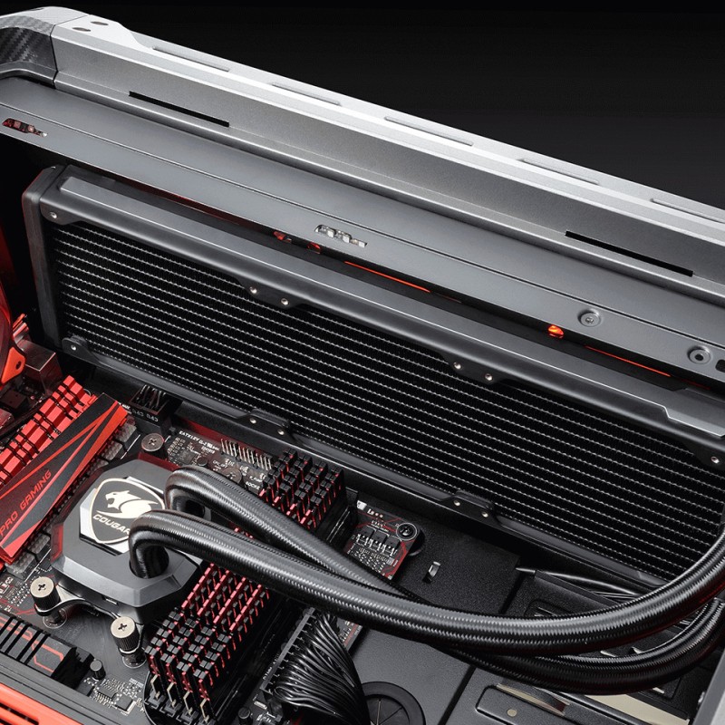 Cougar Panzer MAX-G Gaming Full Tower Κουτί Υπολογιστή με Πλαϊνό Παράθυρο Μαύρο