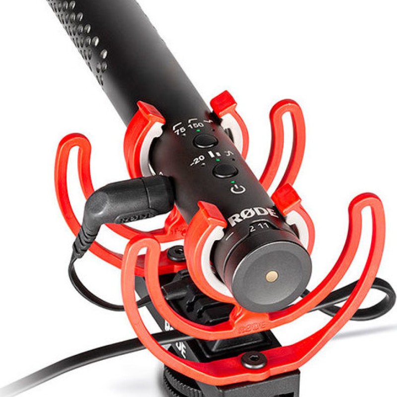 Rode Video Mic NTG Πυκνωτικό Μικρόφωνο USB Shock Mounted για Φωνητικά σε Πορτοκαλί Χρώμα